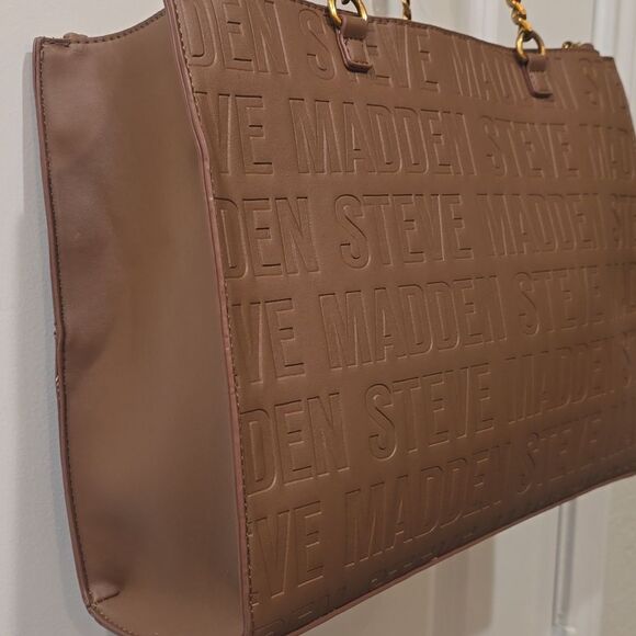 Steve Madden BTrot Logo Tote Bag- Nutshell